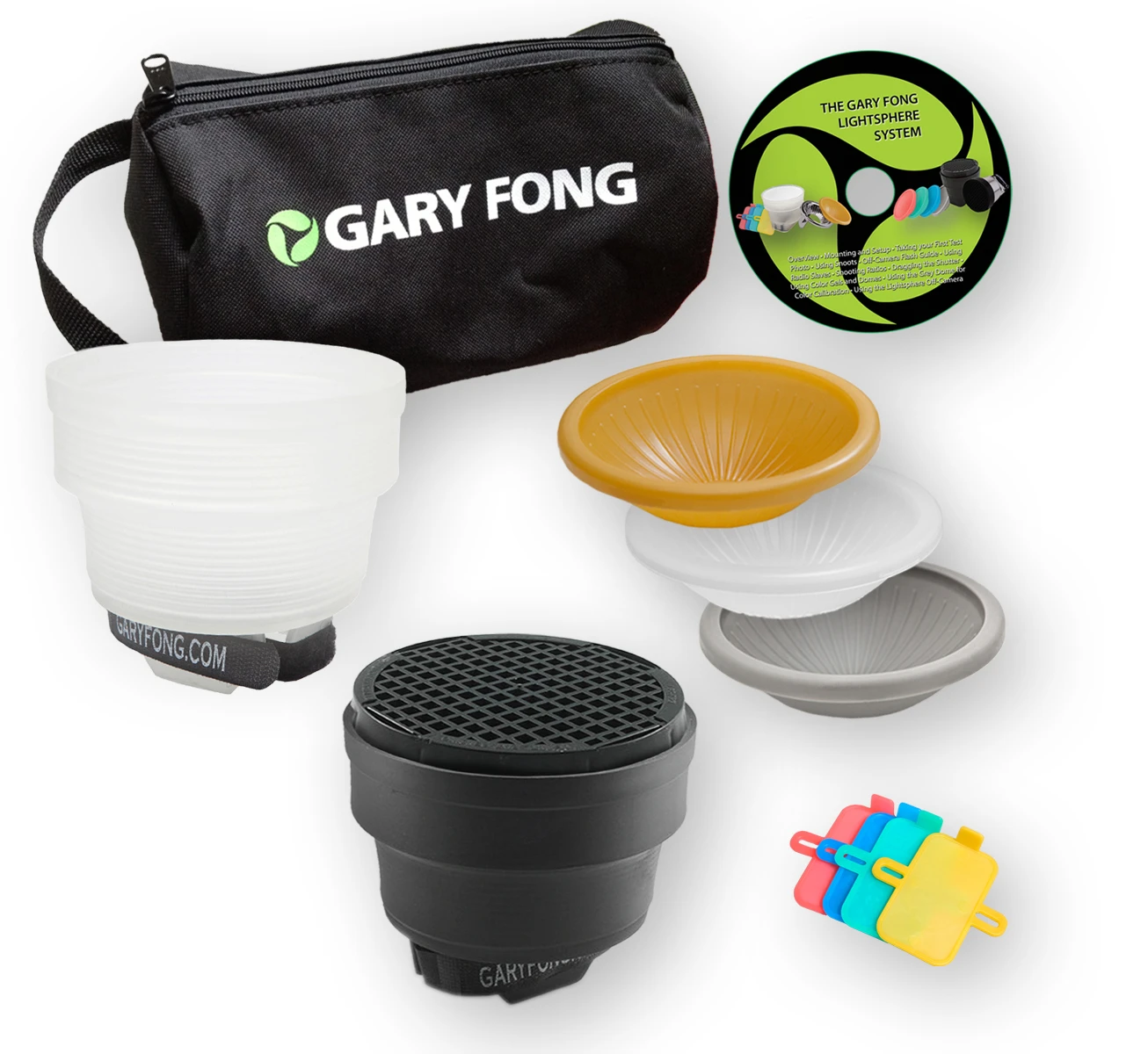 A number of Lightsphere-based kits are also being made available which include additional things like bags, a selection of domes, gel kits, and instructional DVDs