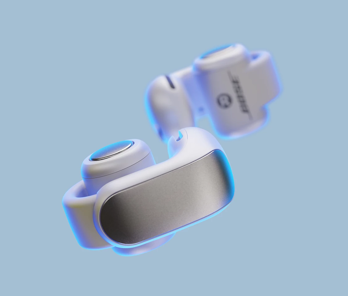 The Bose Ultra Open Earbuds feature Bluetooth 5.3 with Snapdragon Sound, Bose proprietary Immersion Audio signal processing, and OpenAudio technology for precise sound delivery