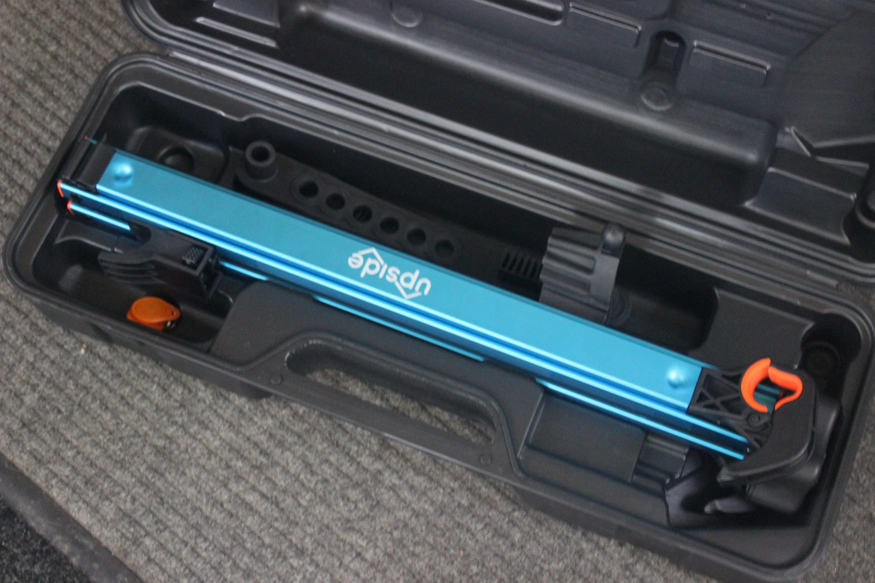 The Upside Rack folds down when not in use
