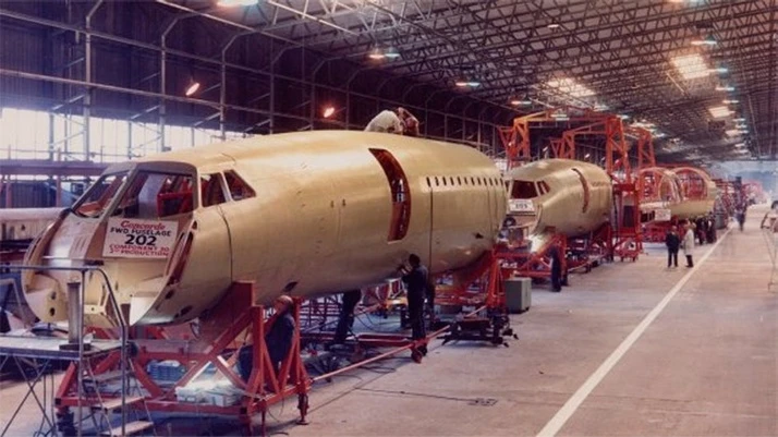 Forward fuselage production