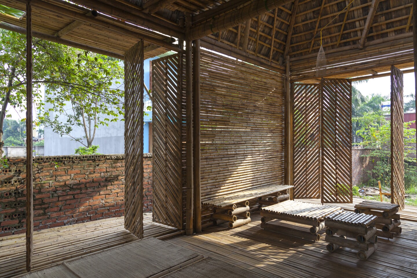 An area is set aside for plants and animal breeding (Photo: Doan Thanh Ha)