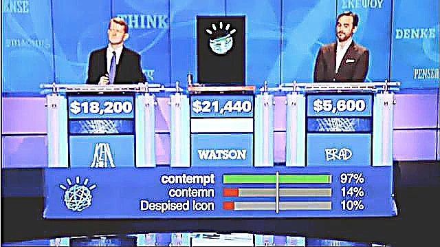 Watson crushes Jeopardy champions in a live display of computer 'intelligence'. (Photo: CBS via Wikimedia)