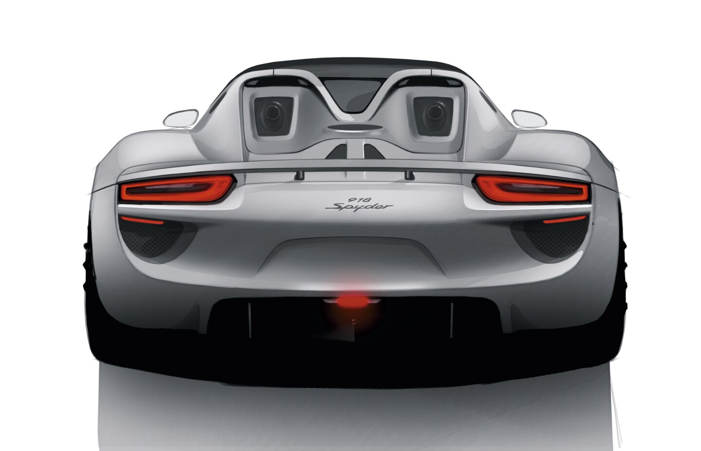 Despite its wealth of horsepower, Porsche estimates that the 918 Spyder will consume just 3.0 L/100 km