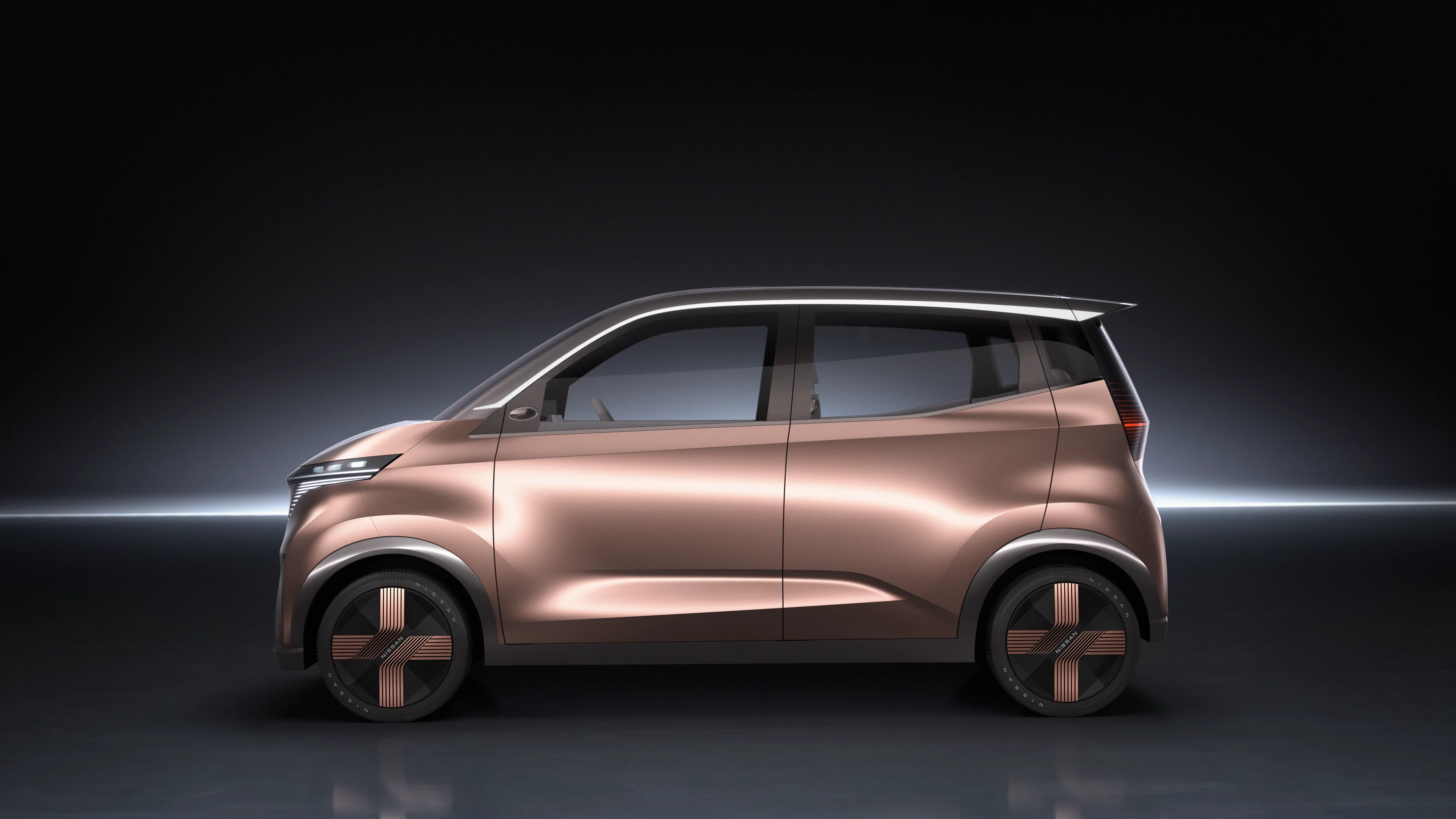 The IMk concept measures 3,434 x 1,512 x 1,644 mm
