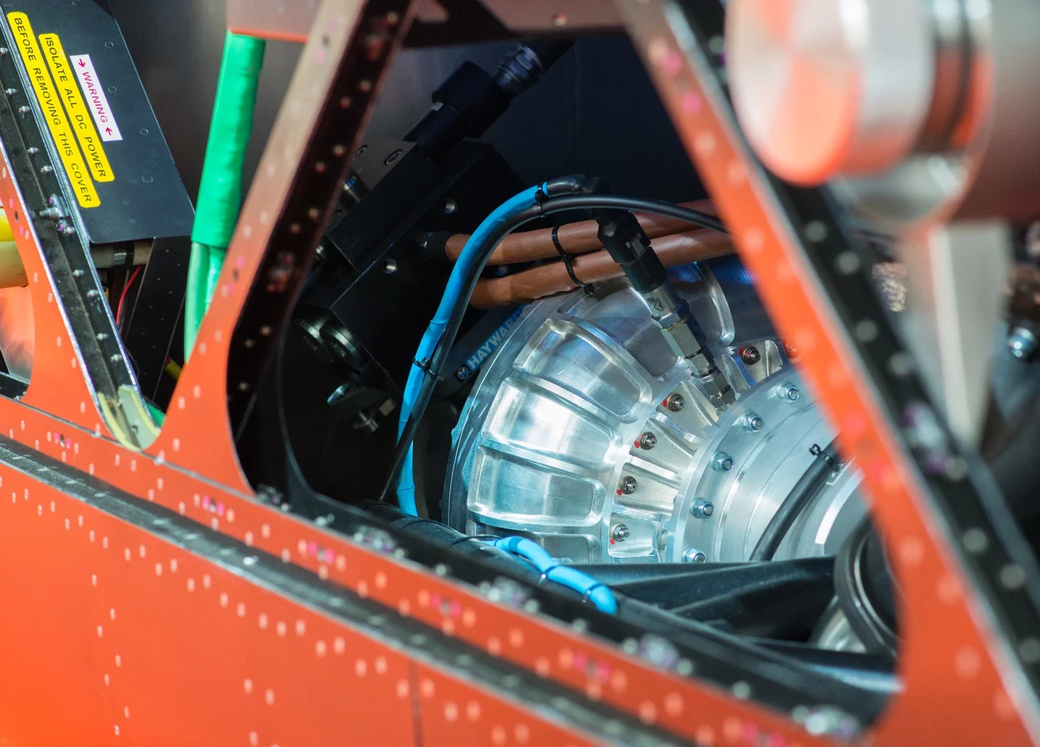 We got to look inside the Bloodhound SSC at features including its Jaguar V8 engine