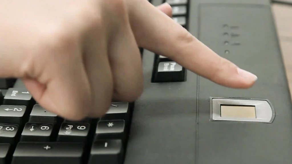 KSI's SonarLocID Keyboard also includes a fingerprint reader