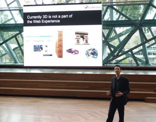 Exit Reality founder Danny Stefanic at the launch