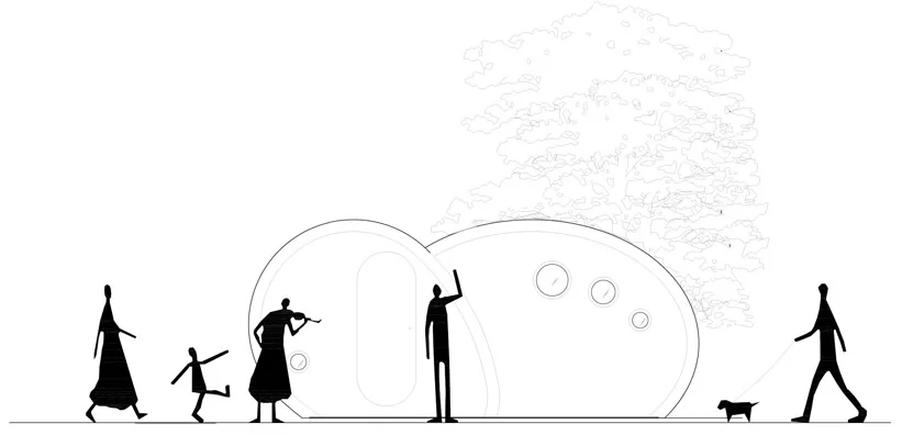 Drawings of Shelter ByGG by Gabriela Gomes