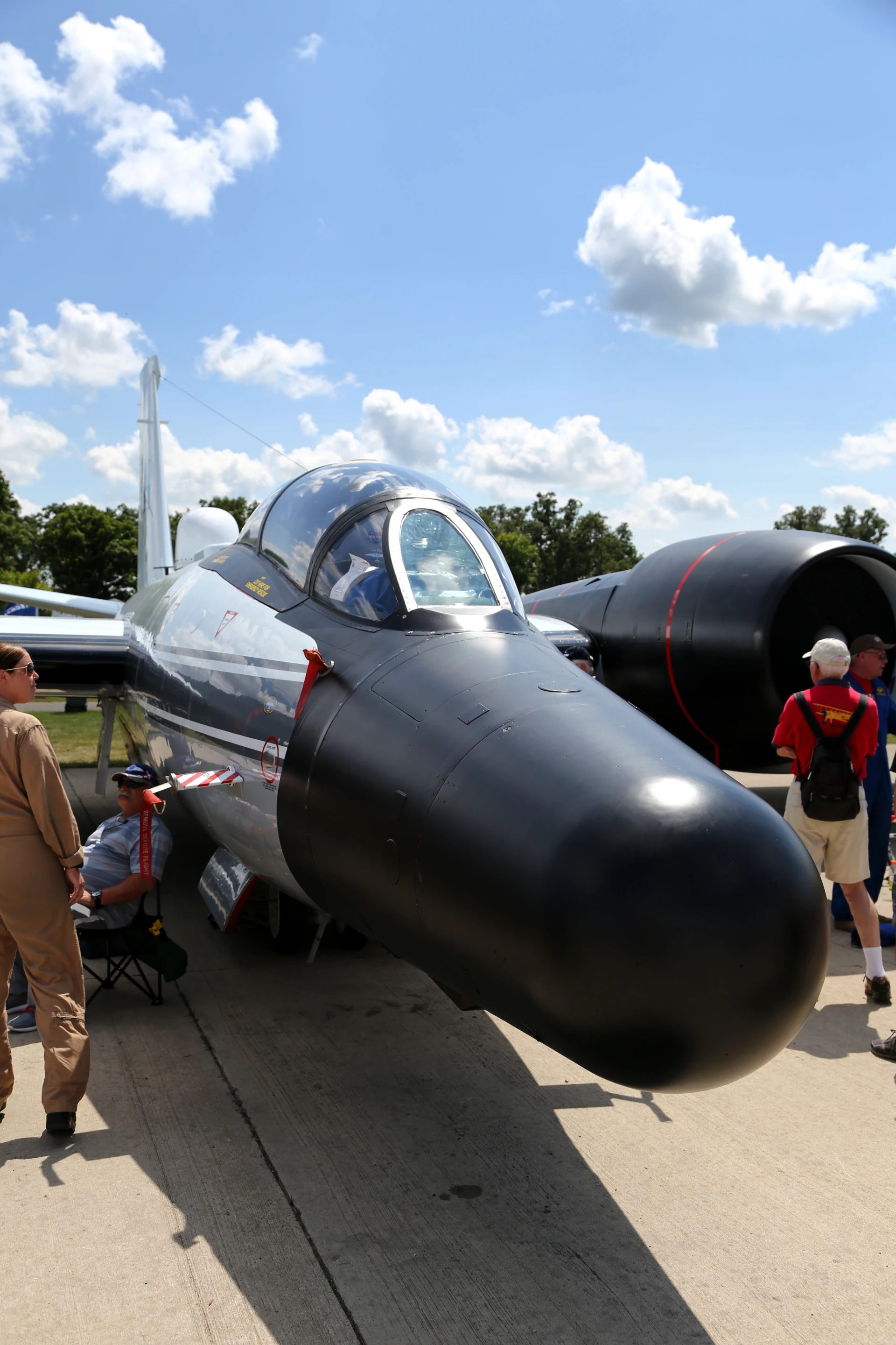 The WB-57 was used extensively by NASA for more scientific purposes in the 1960s (Photo: Angus MacKenzie/Gizmag.com)