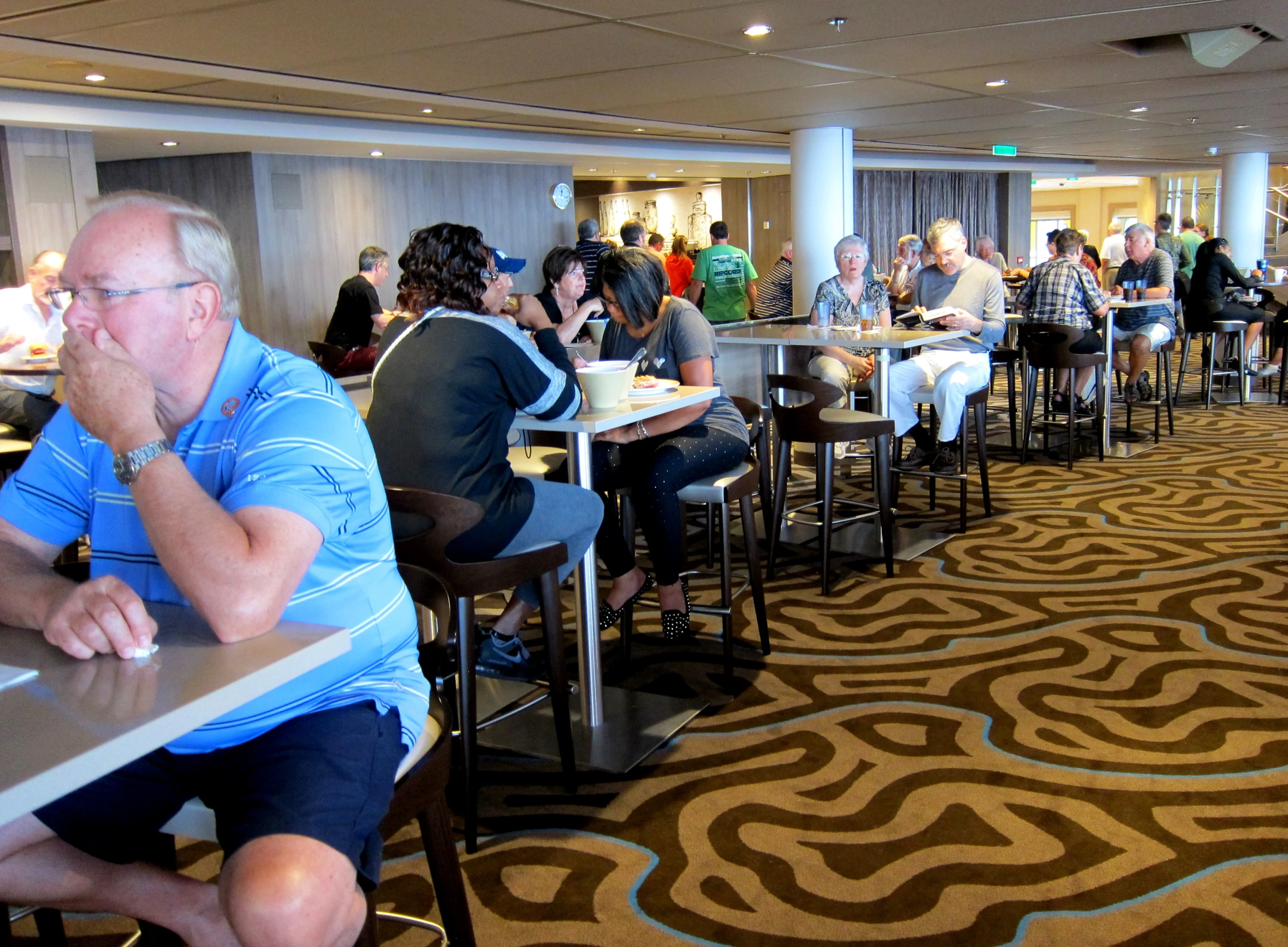 Two70 includes a restaurant area