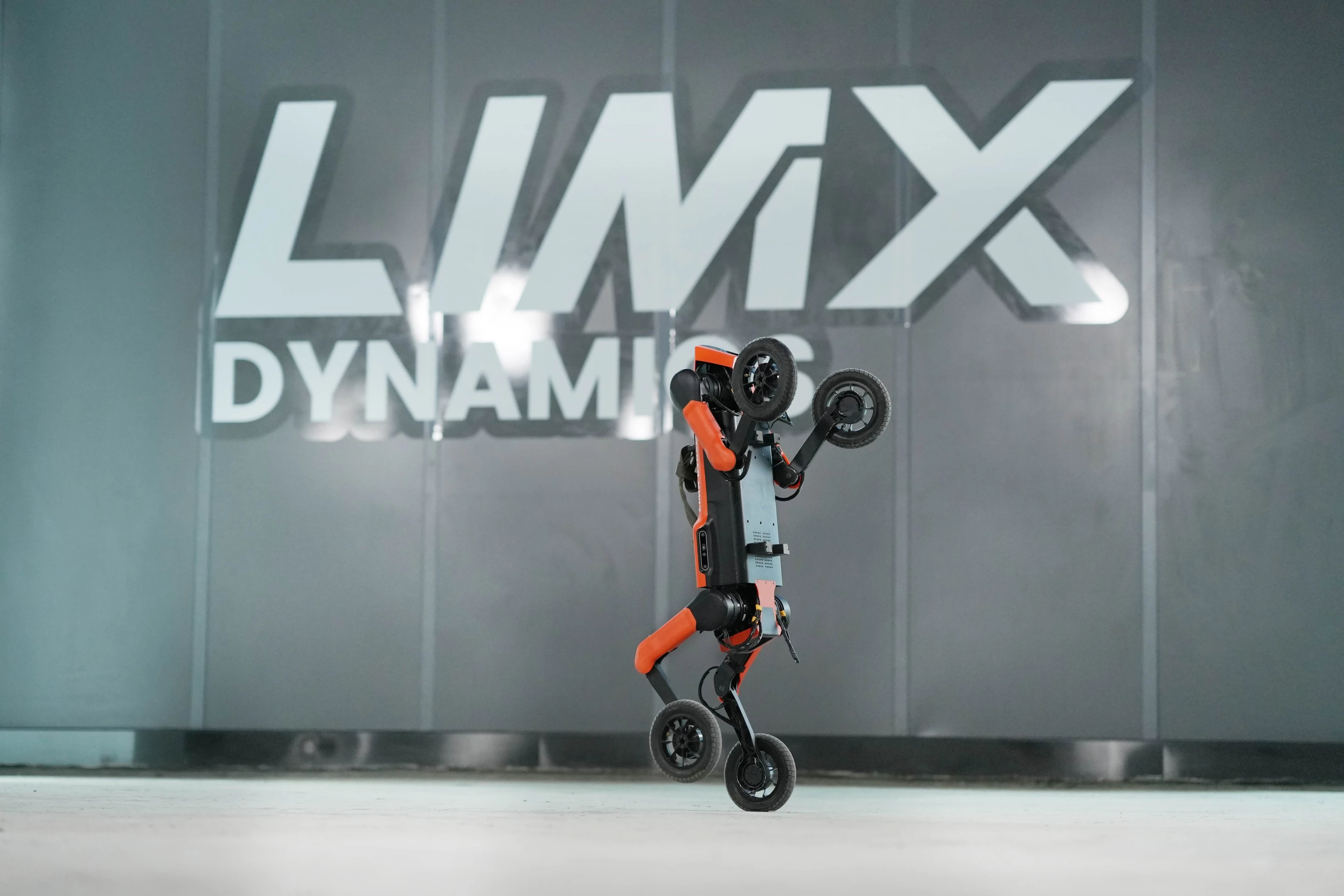 The W1 quadruped robot can now stand, walk and roll on its hind legs