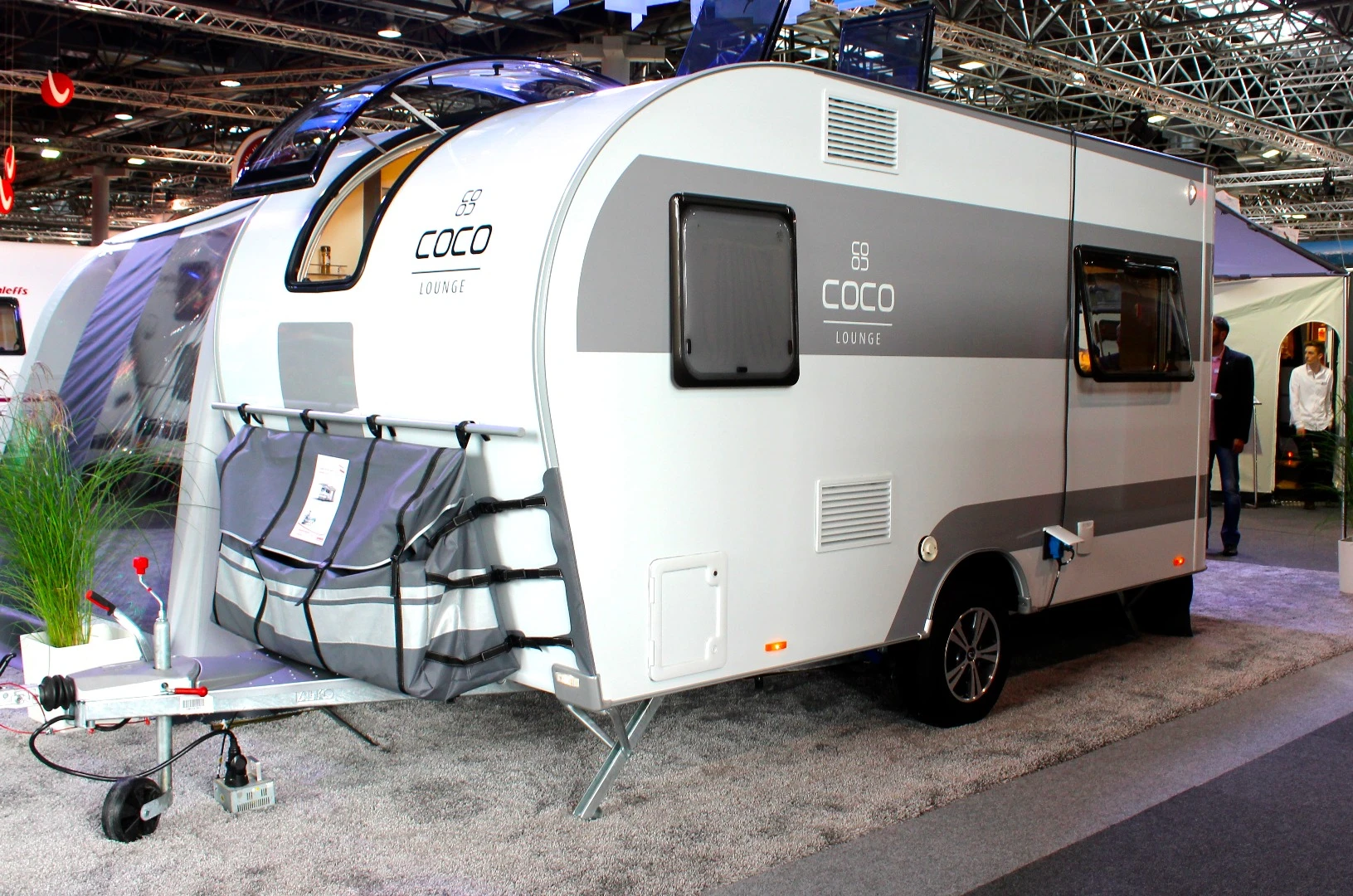 A look at the Coco caravan on show at the 2018 Caravan Salon