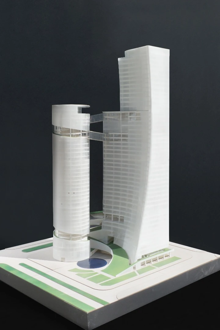 Architectural model of iCarbonX Headquarters