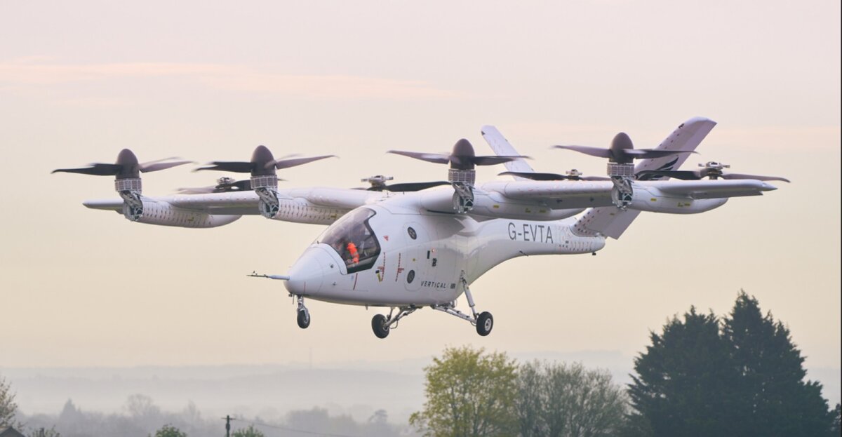 World-first eVTOL transition flight for Vertical Aerospace