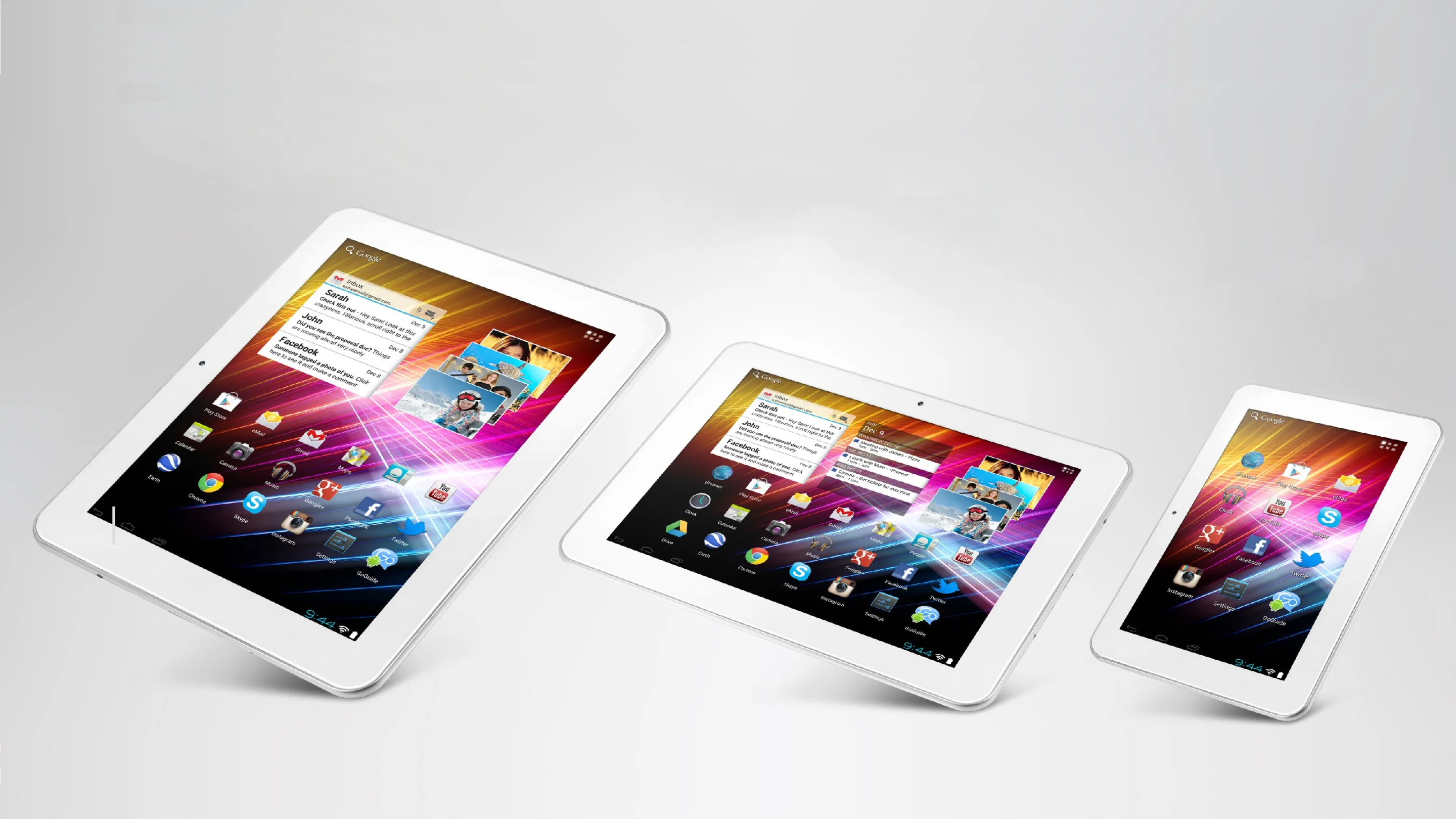 Ergo Electronics has announced three new GTi Android tablets and a very inexpensive color tablet/e-reader