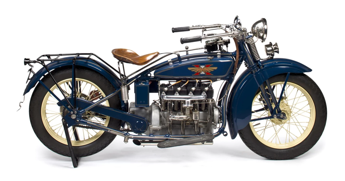 This 1928 Henderson De Luxe Four sold for US$70,200 at Bonhams 2012 Las Vegas Motorcycle Sale