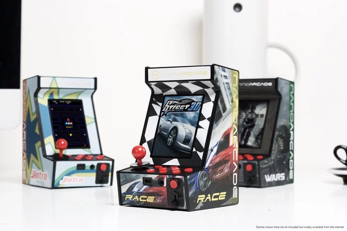 The Nanoarcade aims to bring the classic arcade feel to a small form factor