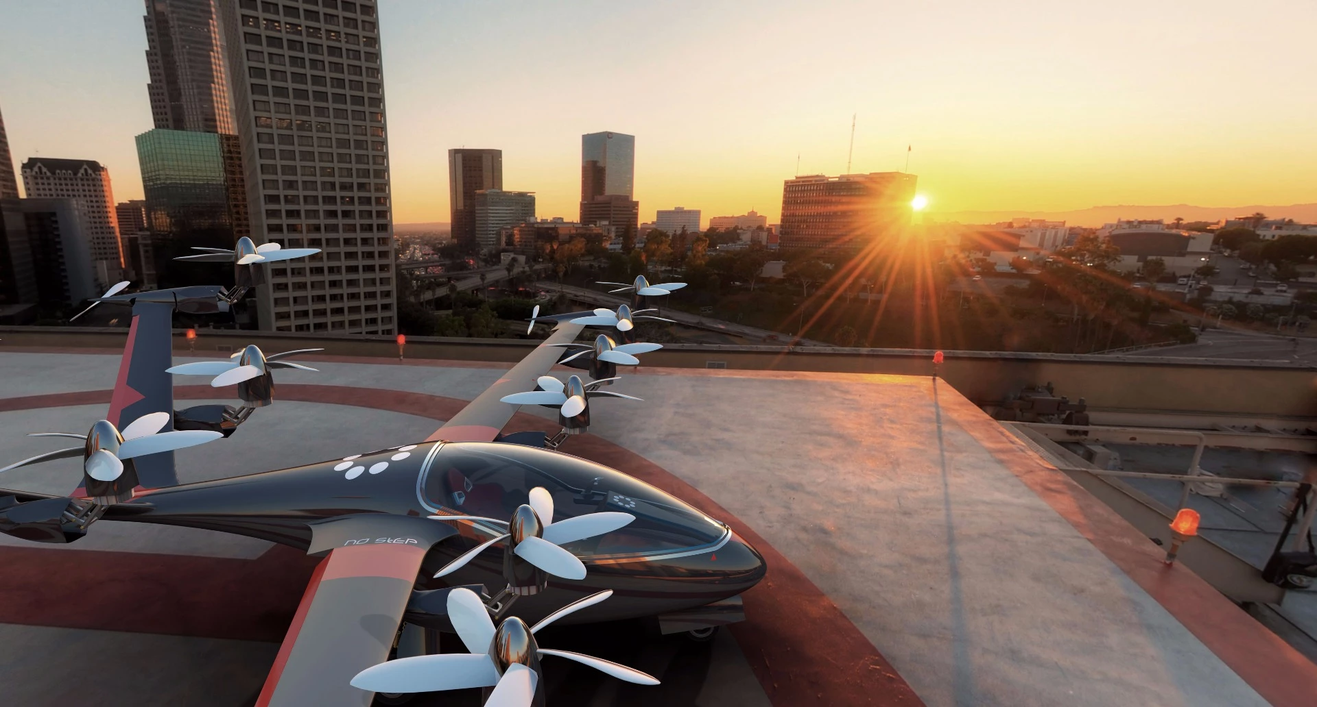 The Joby S2 VTOL tilt-rotor aircraft takes off and hovers like a multirotor, then transforms to deliver the long range and high speeds of a fixed wing