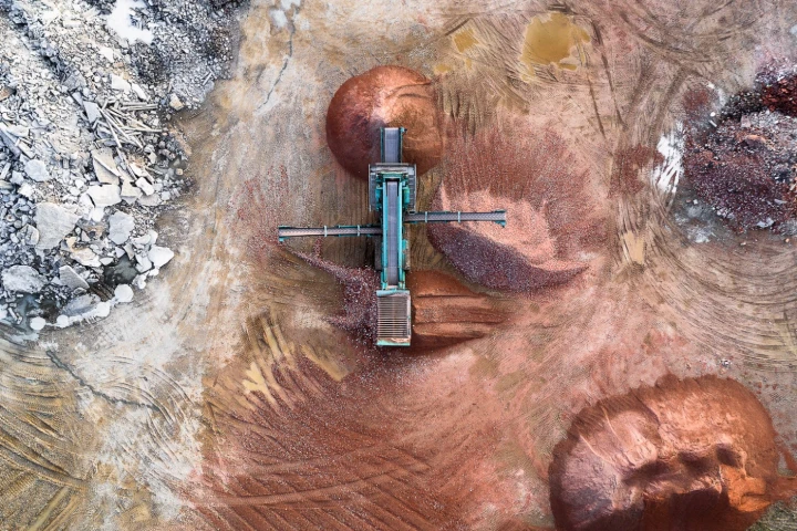 The Quarry Series: Open pit mining is the way most raw materials for construction are gathered from the ground