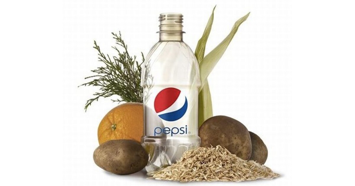 PepsiCo develops first PET plastic bottle made completely from plant