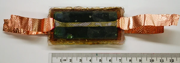 A biohybrid solar cell (Image:Amrutur Anilkumar/Vanderbilt University)
