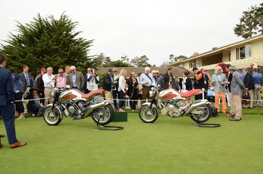 Midual on the concept lawns of Pebble Beach earlier this month
