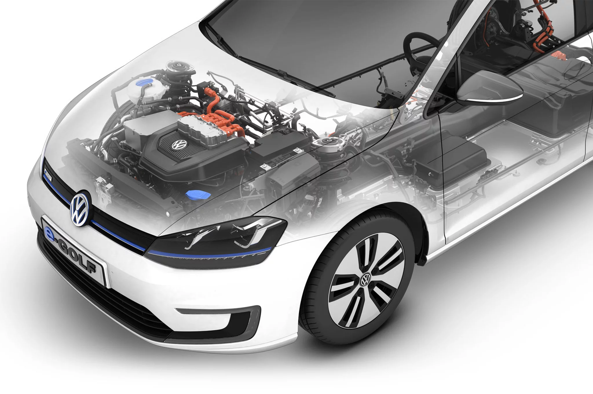 The e-Golf uses an 85 kW (114 hp) electric motor paired up to a 24.2 kWh lithium ion battery