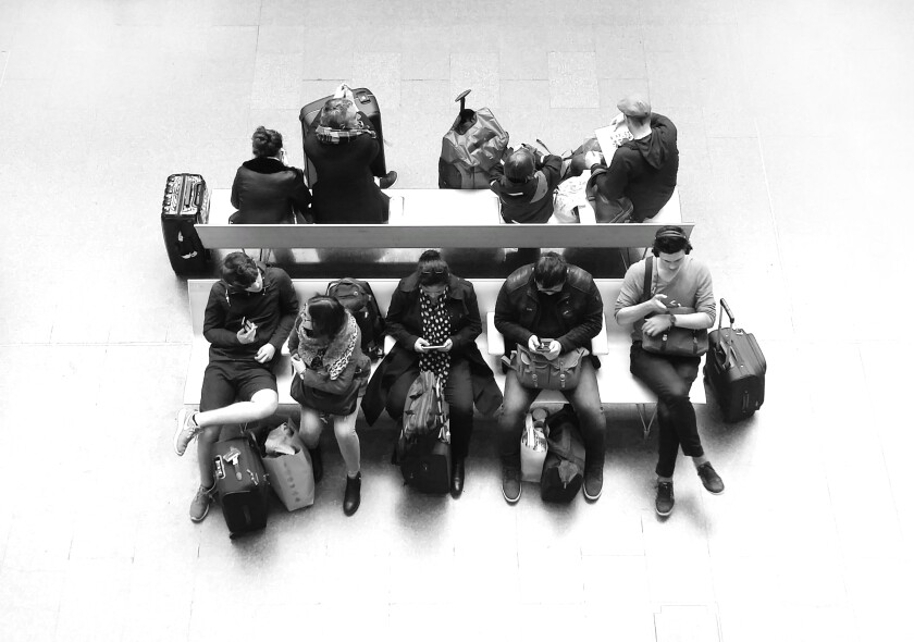 The winning image in the Mobile category, taken in London