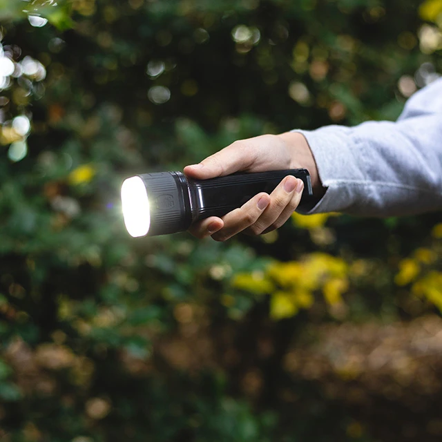 The HeadSpin on its flashlight mount