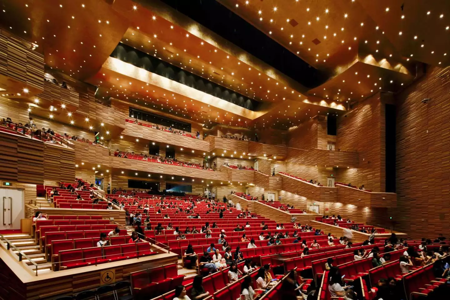 The Hangzhou Yuhang Opera's main theater seats up to 1,400