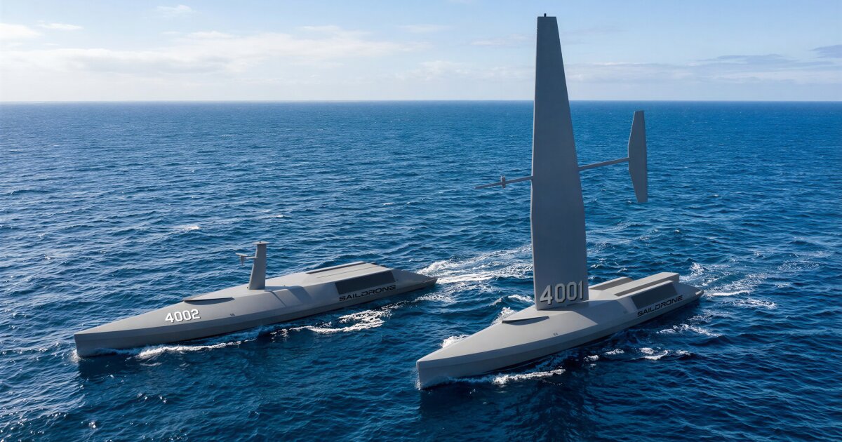 Saildrone's silent wind-powered vessel targets submarine hunting