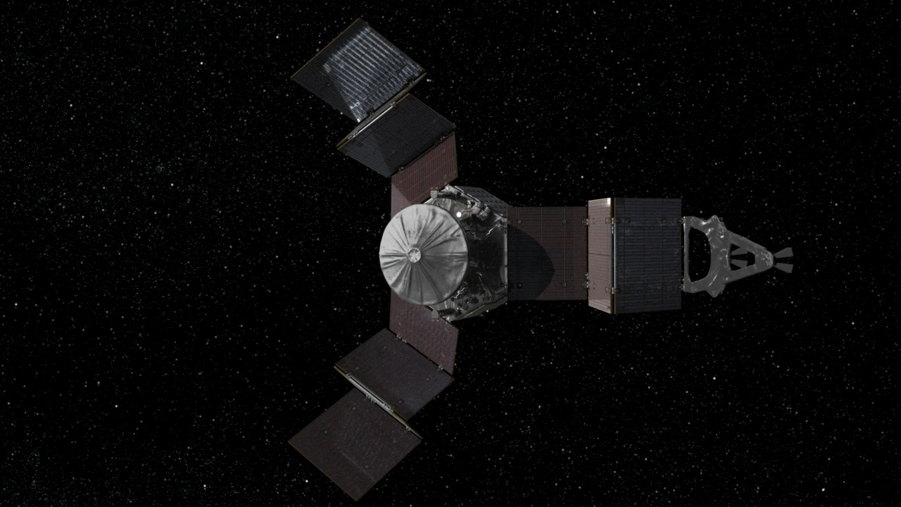 Artist's impression of Juno deploying its solar panels (Image: NASA/JPL-Caltech)