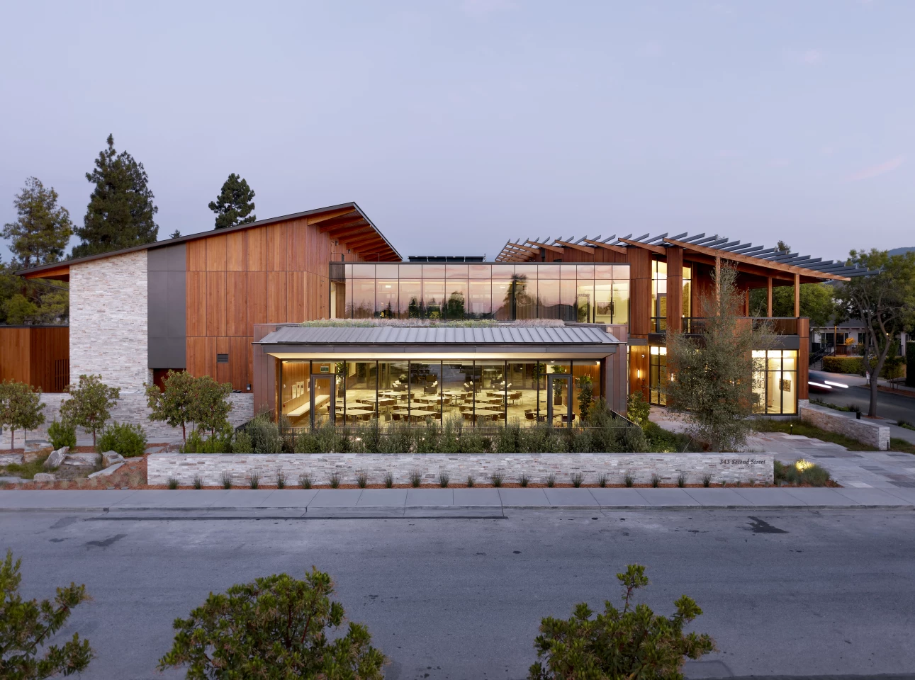 Following a year's operation, the David and Lucile Packard Foundation Headquarters has already proven itself to be energy positive (Photo: Jeremy Bitterman)