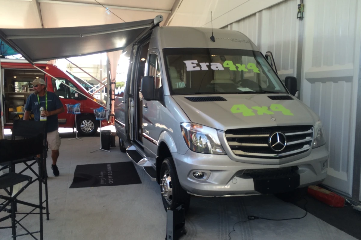 With the addition of the Sprinter 4x4 to the North American market, Winnebago now offers a 4WD Mercedes camper van