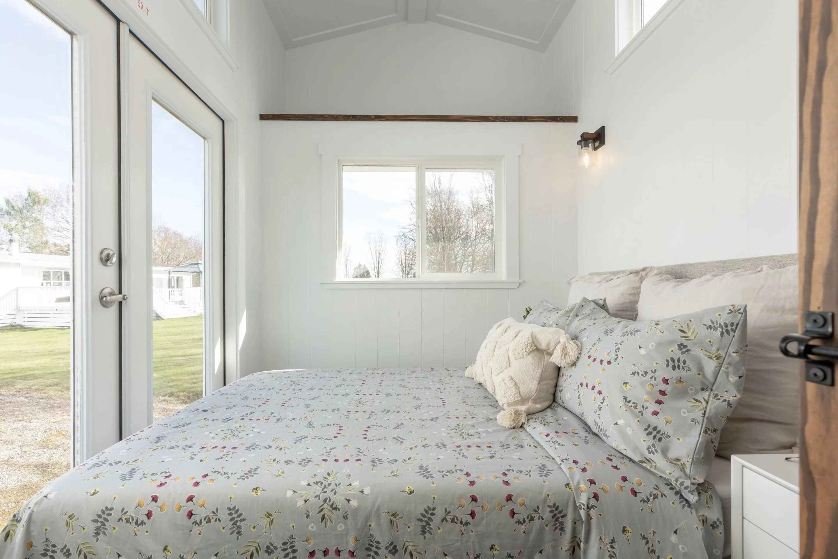The Violet Edition – Scarlett Loft's downstairs master bedroom has its own separate entrance to the outside