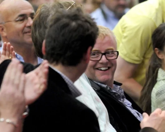 No doubt buoyed by its celebrity provenance (it was formerly owned for 25 years by Academy Award winning actor James Coburn), the rare Nero Black 1961 Ferrari 250 GT SWB California Spyder caused a frenzy of bidding on the auction block before being purchased by UK Radio 2 DJ Chris Evans.Image: RM Auctions