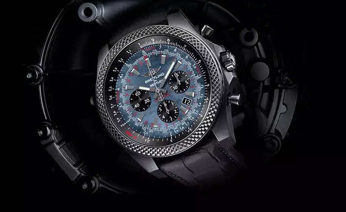 The Breitling Bentley B06 Midnight Carbon
