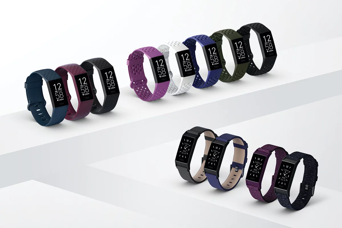 The Fitbit Charge 4 is available in three main colors, with some special edition options