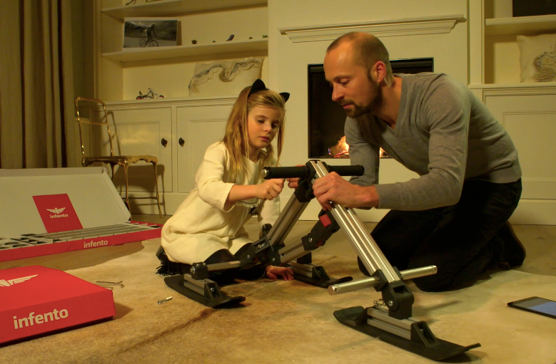 As they grow, children can build bigger, badder sled models