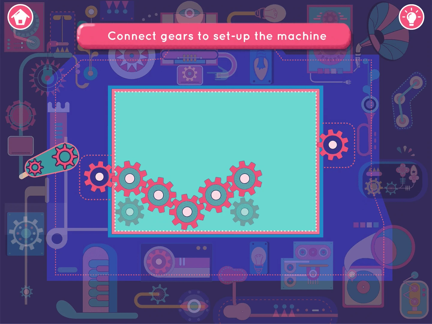 One of the games played using the Plugo Link kit