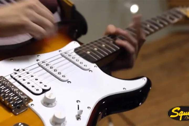 The USB-equipped Squier Stratocaster