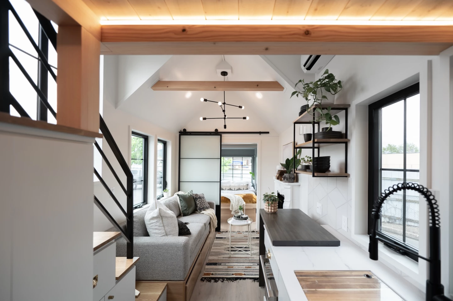 The Kootenay Inventory's interior is light-filled thanks to the generous glazing