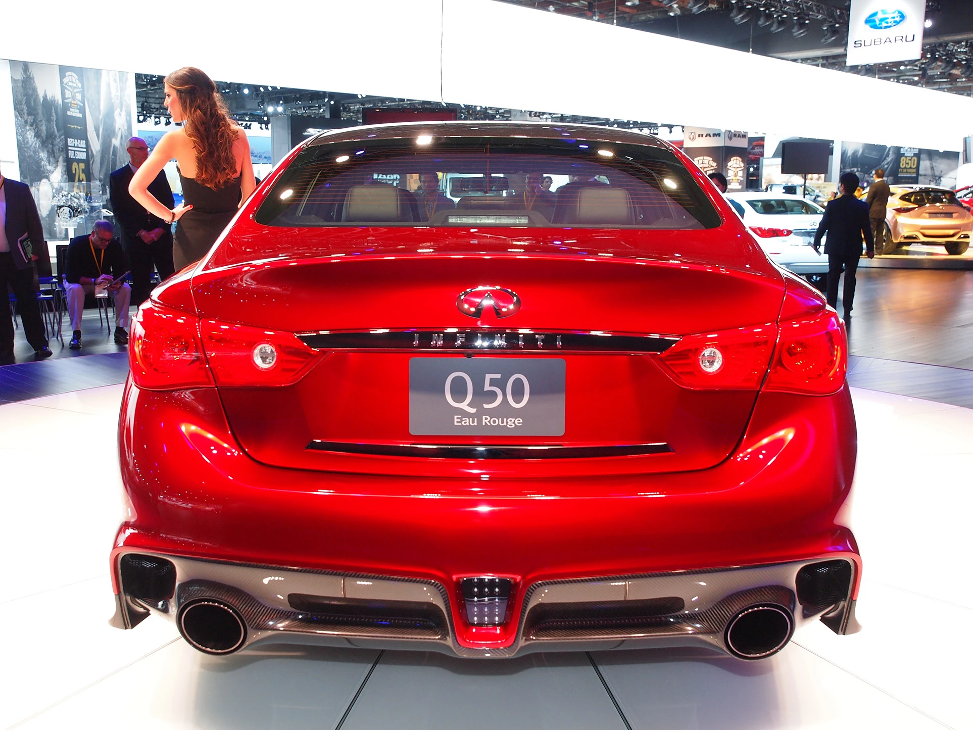 Infiniti's 560 hp Q50 Eau Rouge high-performance sedan prototype