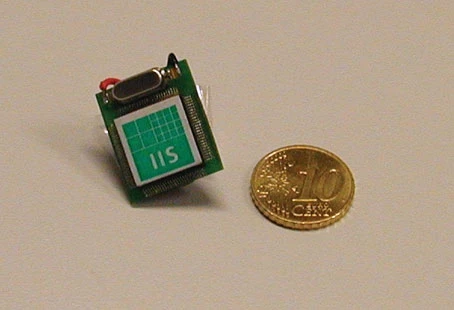 The transmitter is very small