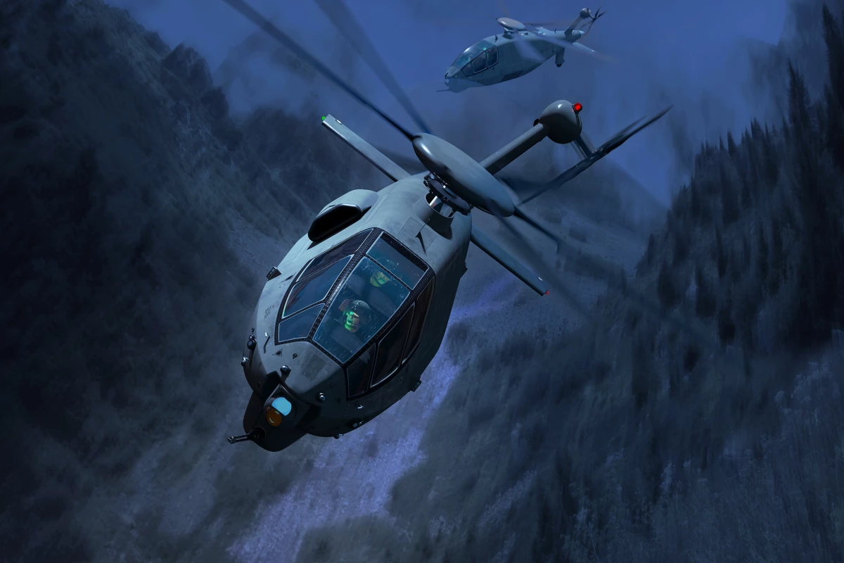 Artist's concept of the Boeing FARA helicopter