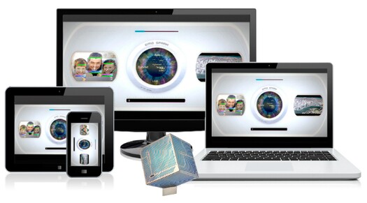 The cube works to improve your mood and overall happiness by connecting to and recommending particular songs and videos or content on sites such as Facebook and YouTube