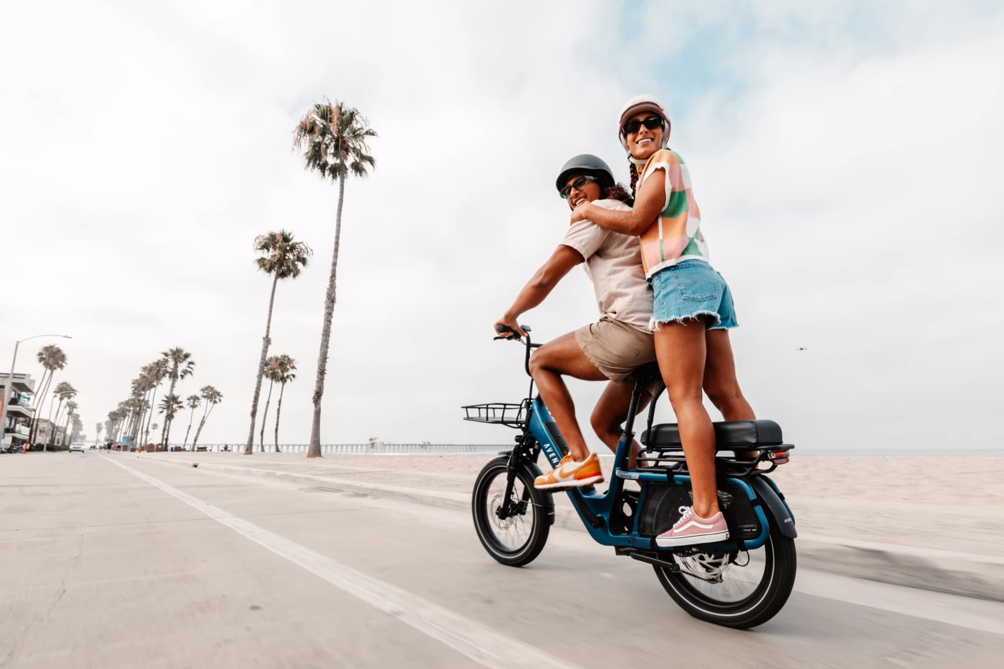 The Abound SR can be optioned with a bunch of accessories, including a padded seat and foot pegs for bike-pooling a friend