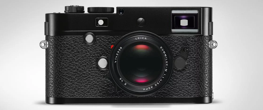 The Leica M-P a discreet variation of the M camera which lacks the iconic red dot