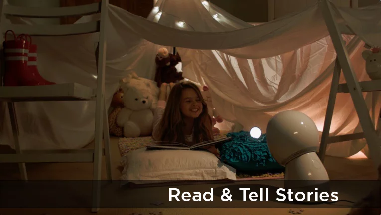 Jibo device has also been designed to act as a storyteller