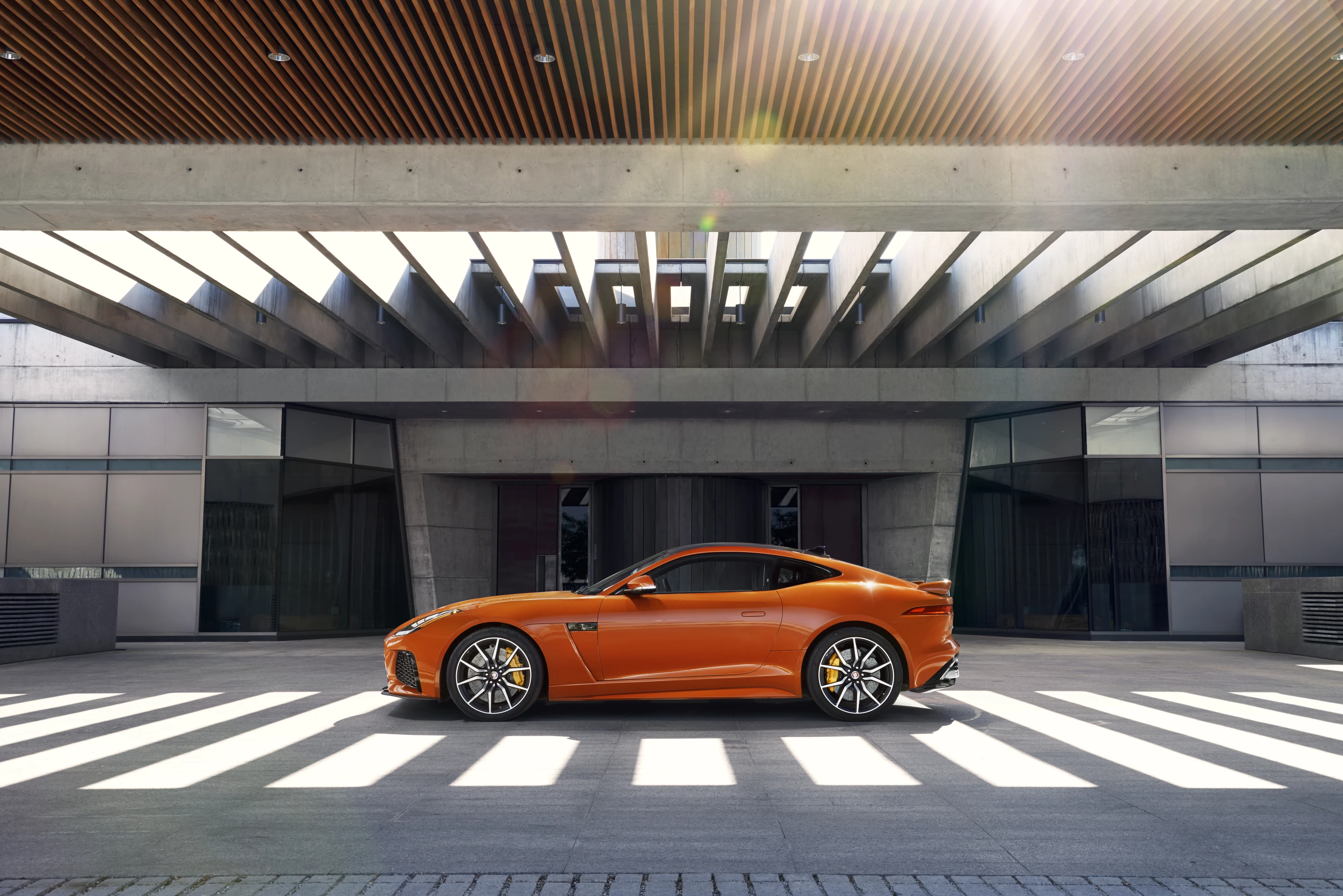 The Jaguar F-Type SVR coupe